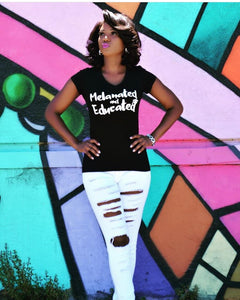 Melanated and Educated Tee