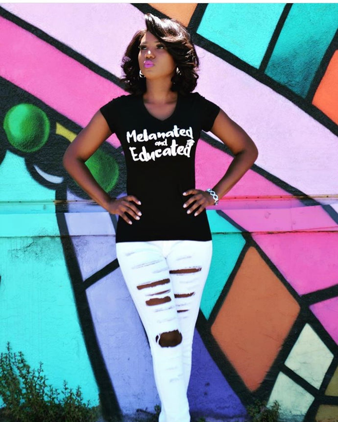 Melanated and Educated Tee